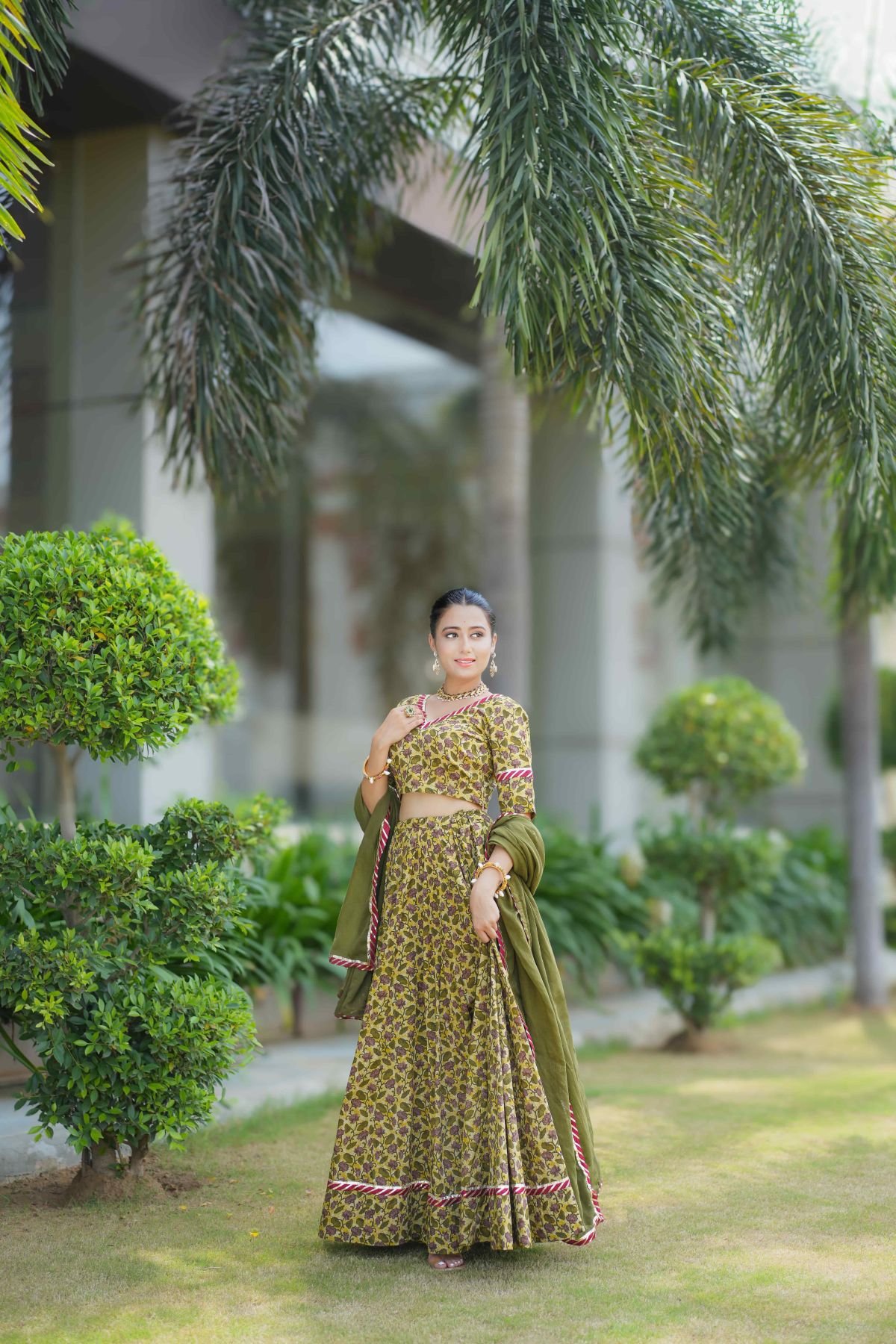 Vrindaa – Cotton Lehenga Set 2