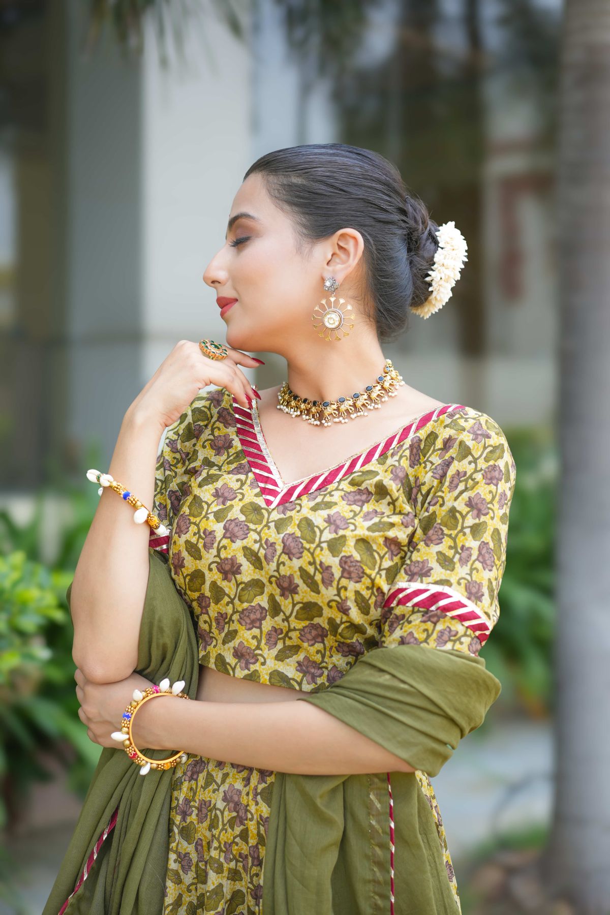 Vrindaa – Cotton Lehenga Set 4