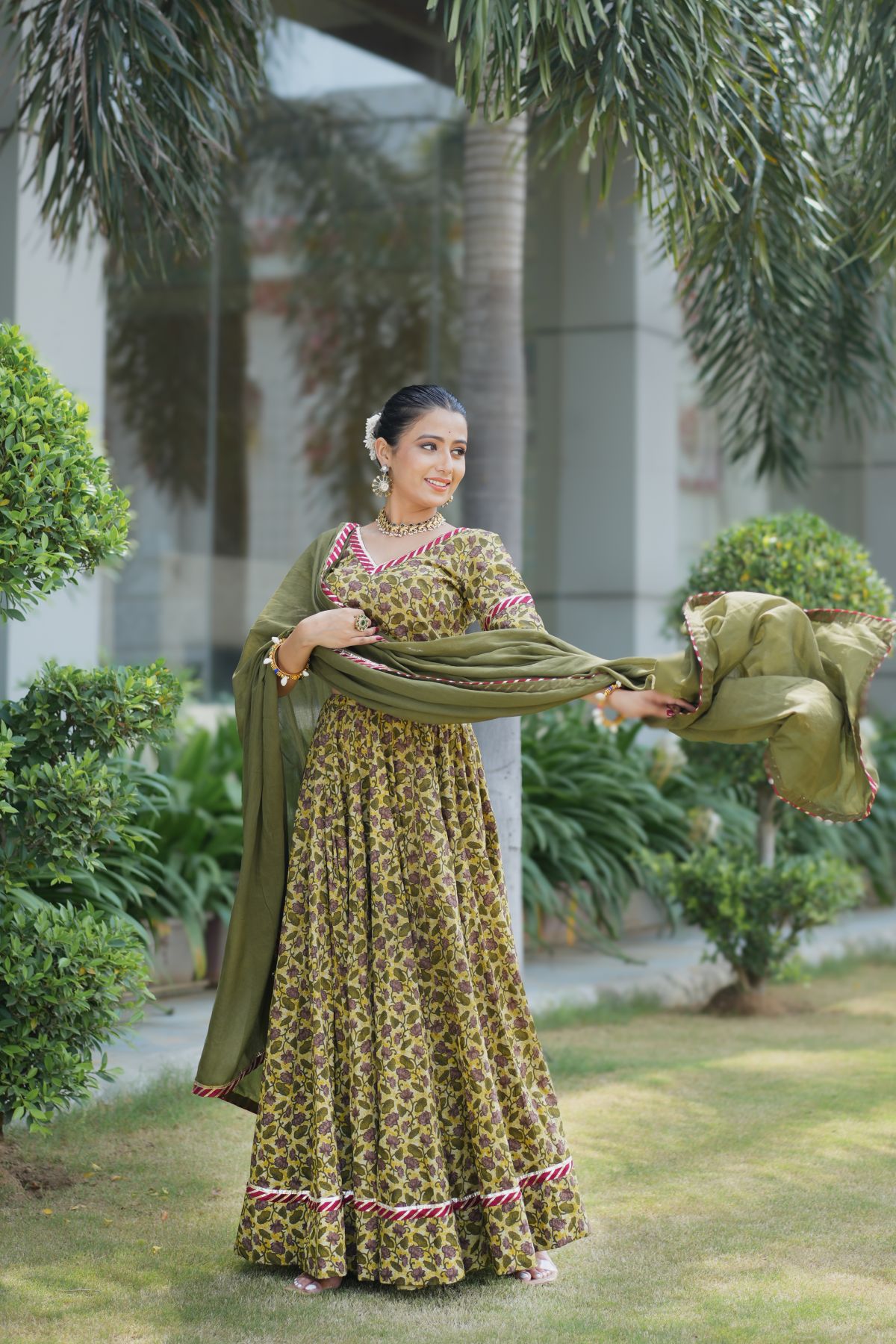 Vrindaa – Cotton Lehenga Set 5