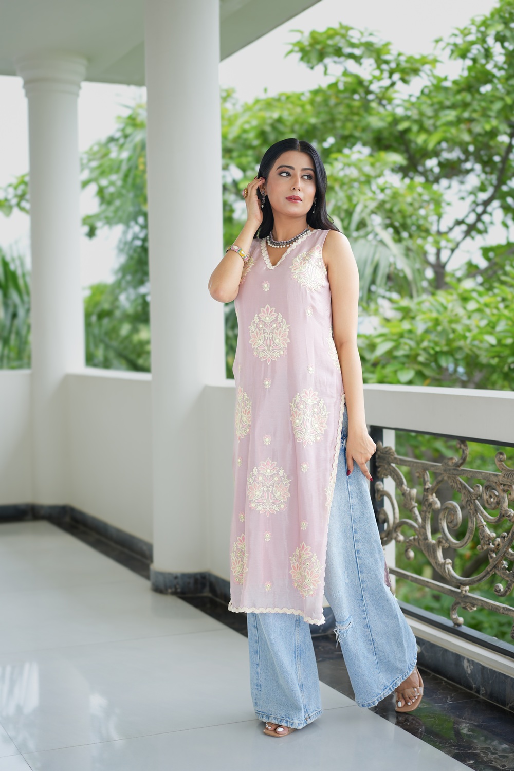 Chinnon Classic Pink Kurti 5