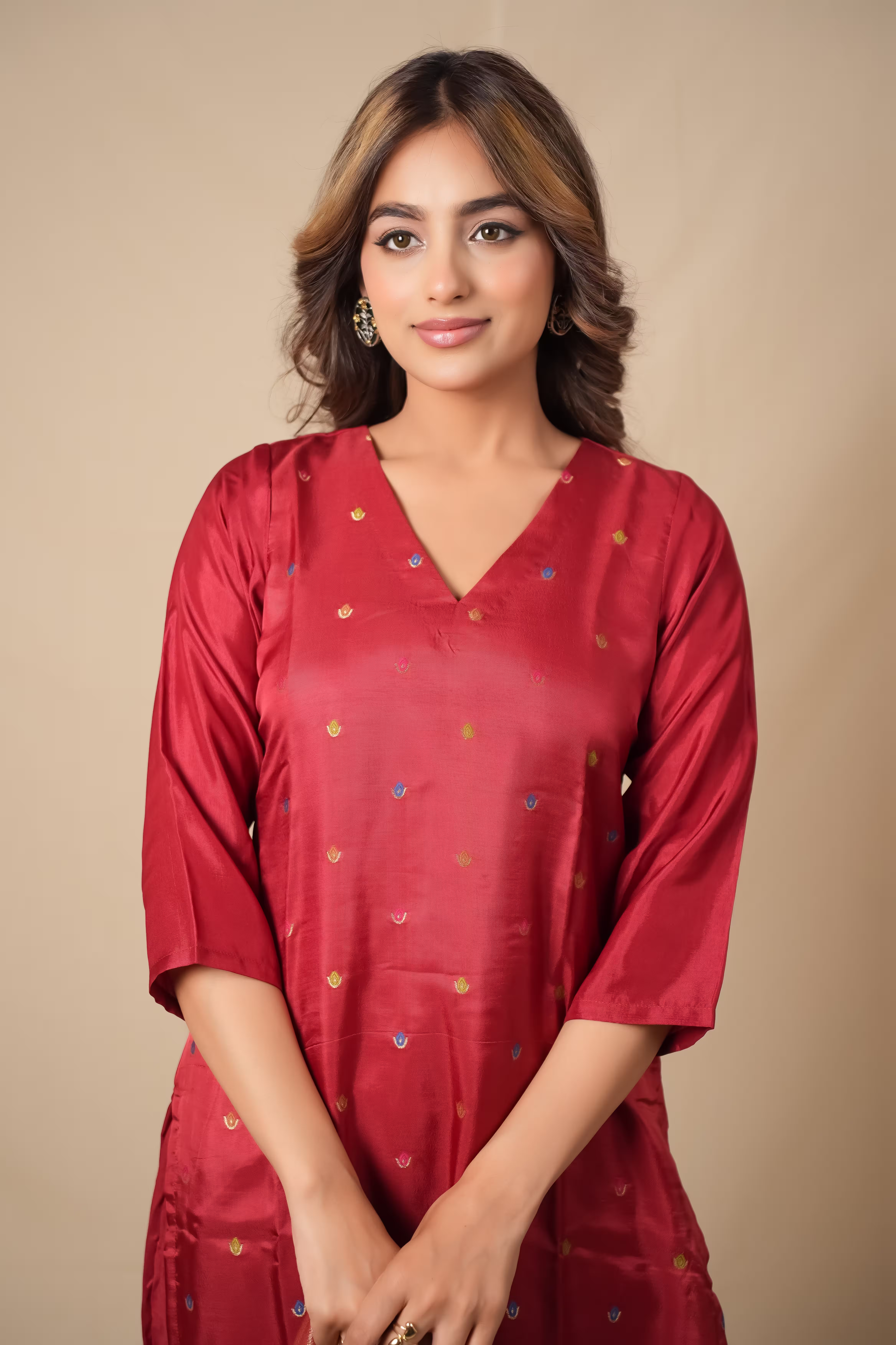 Meher Meena Jacquard Suit Set  4