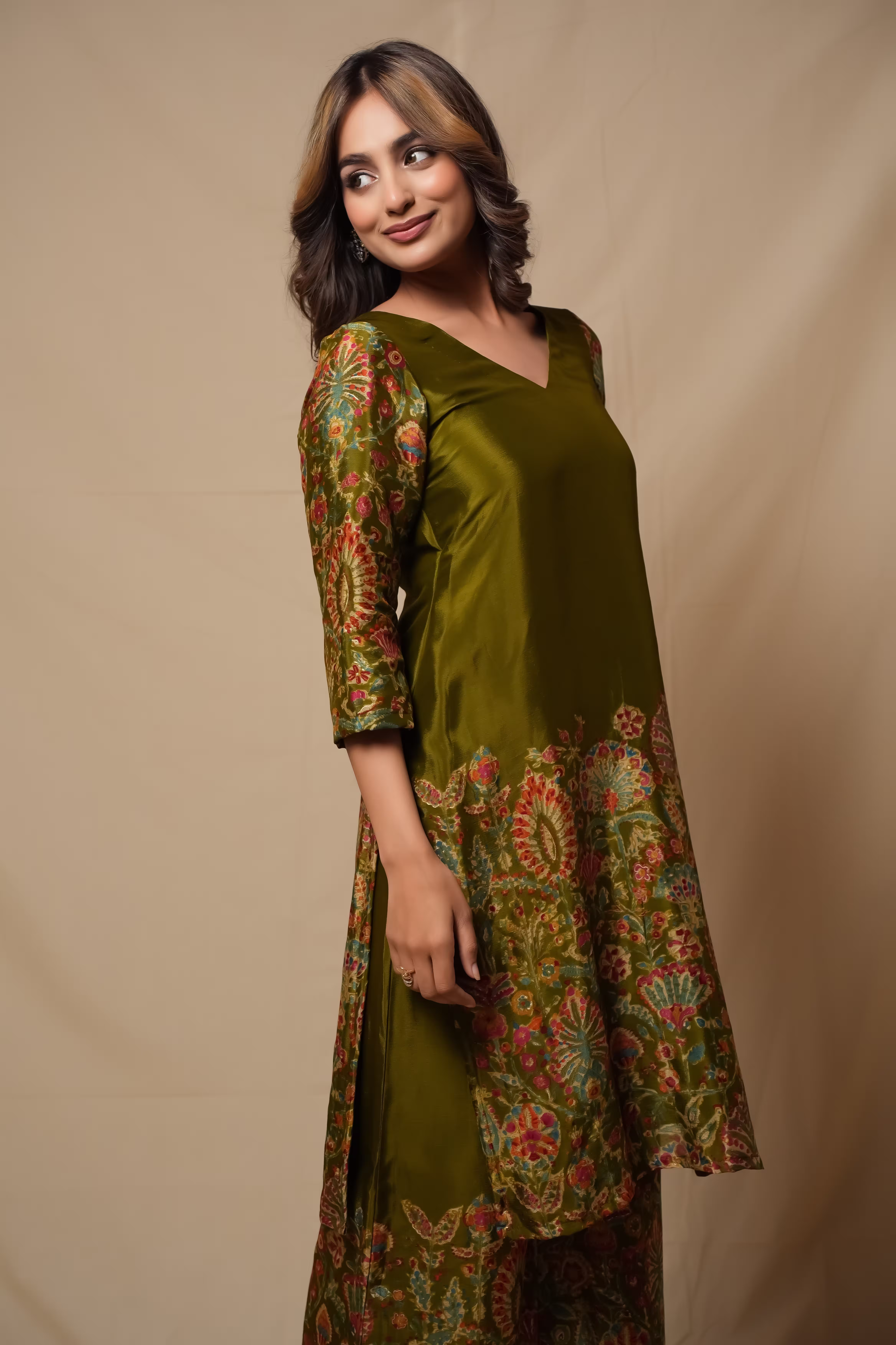 Zaria Foil Print Co-ord Set 3