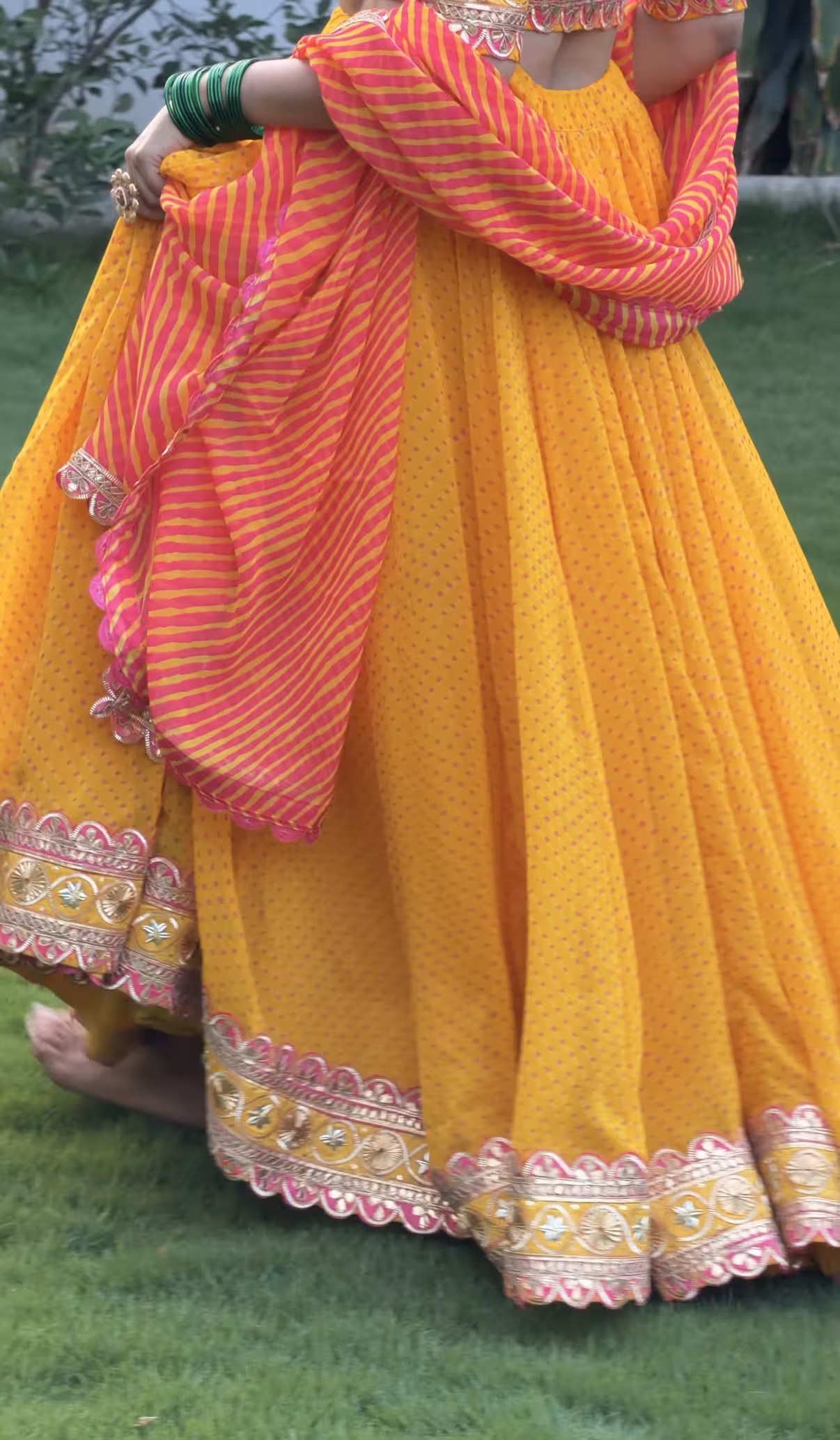 Gotta Patti Georgette Lehenga Set 5